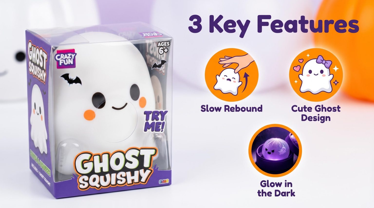 Ghost Squishy - Offical Ghost Squishies